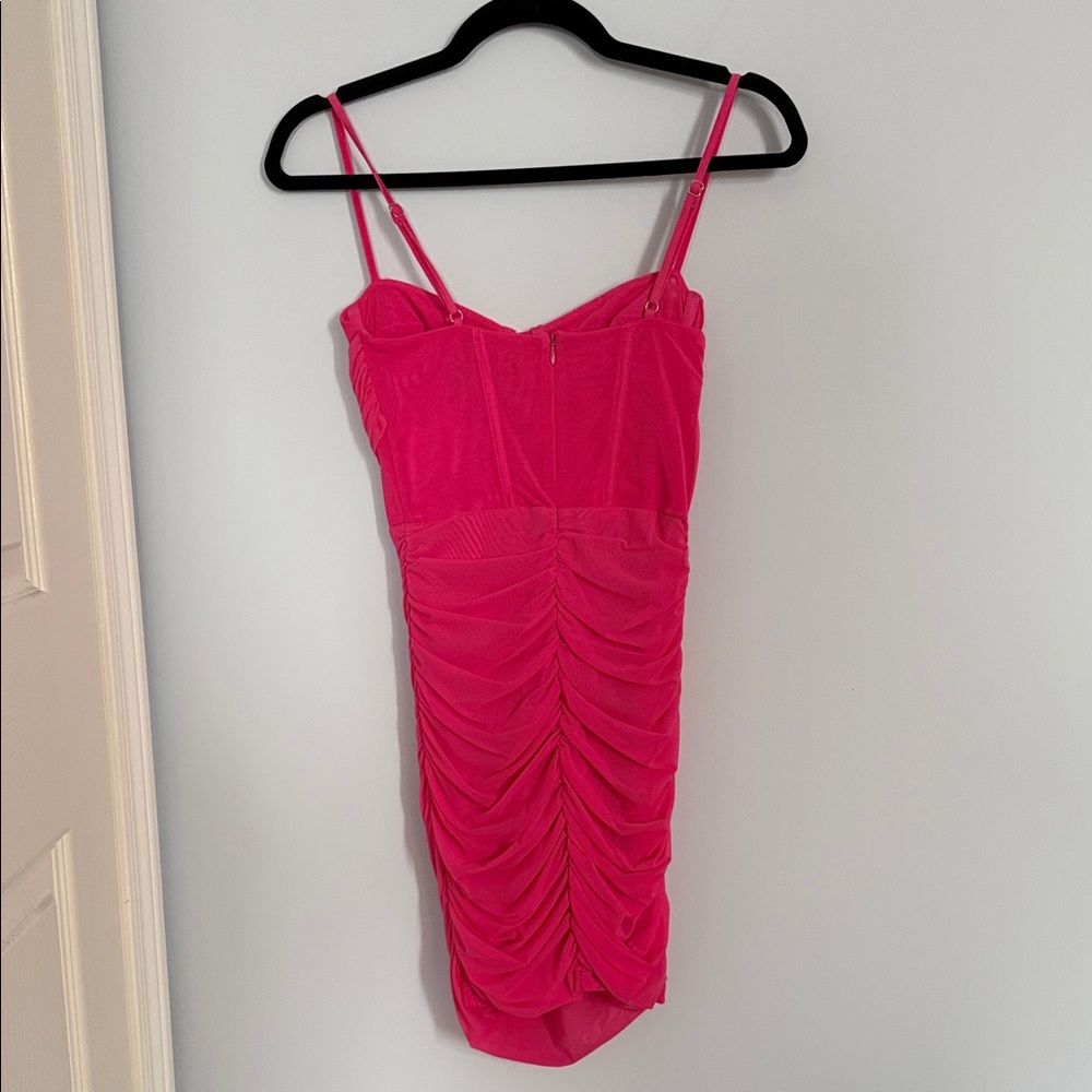 White Fox Boutique Hot Pink Dress - Picture 3 of 5